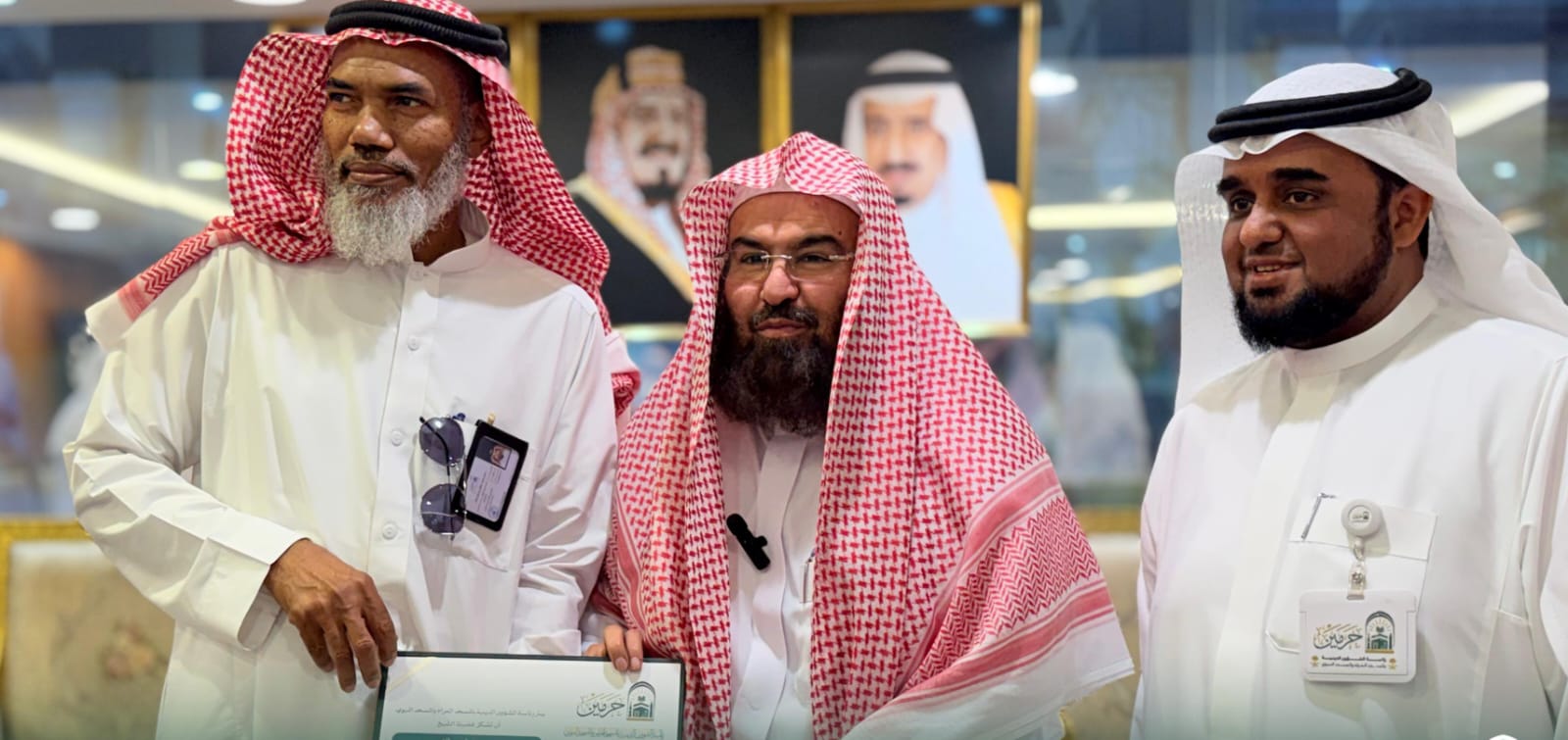 رئيس الشؤون الدينية يرعى تخريج الدفعة الأولى من معلمي العربية لغير الناطقين بها