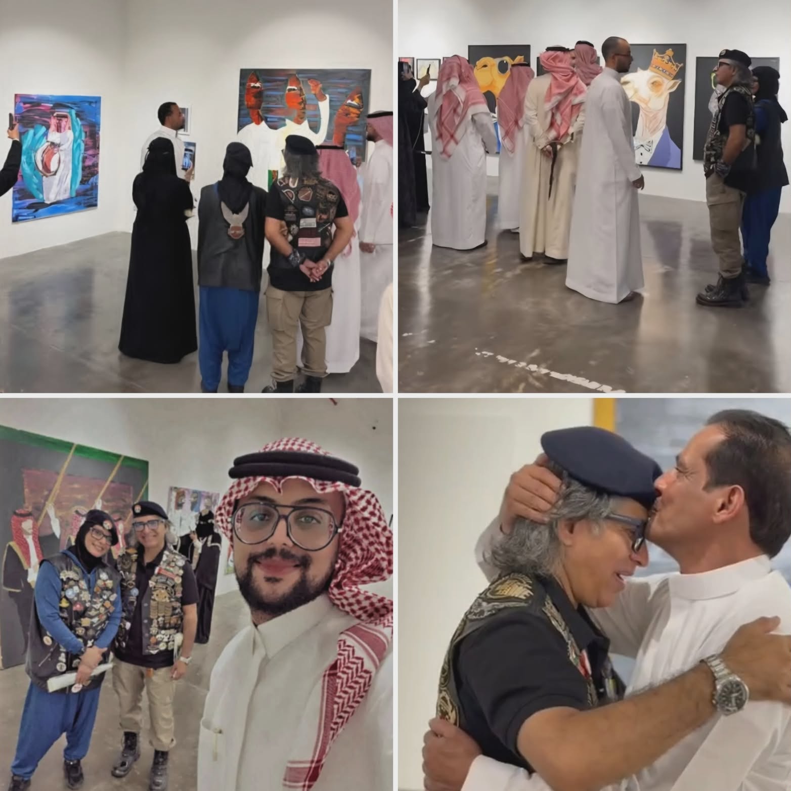 الرحال الهندي وزوجته الرحالة السعودية يحضران معرض سولو