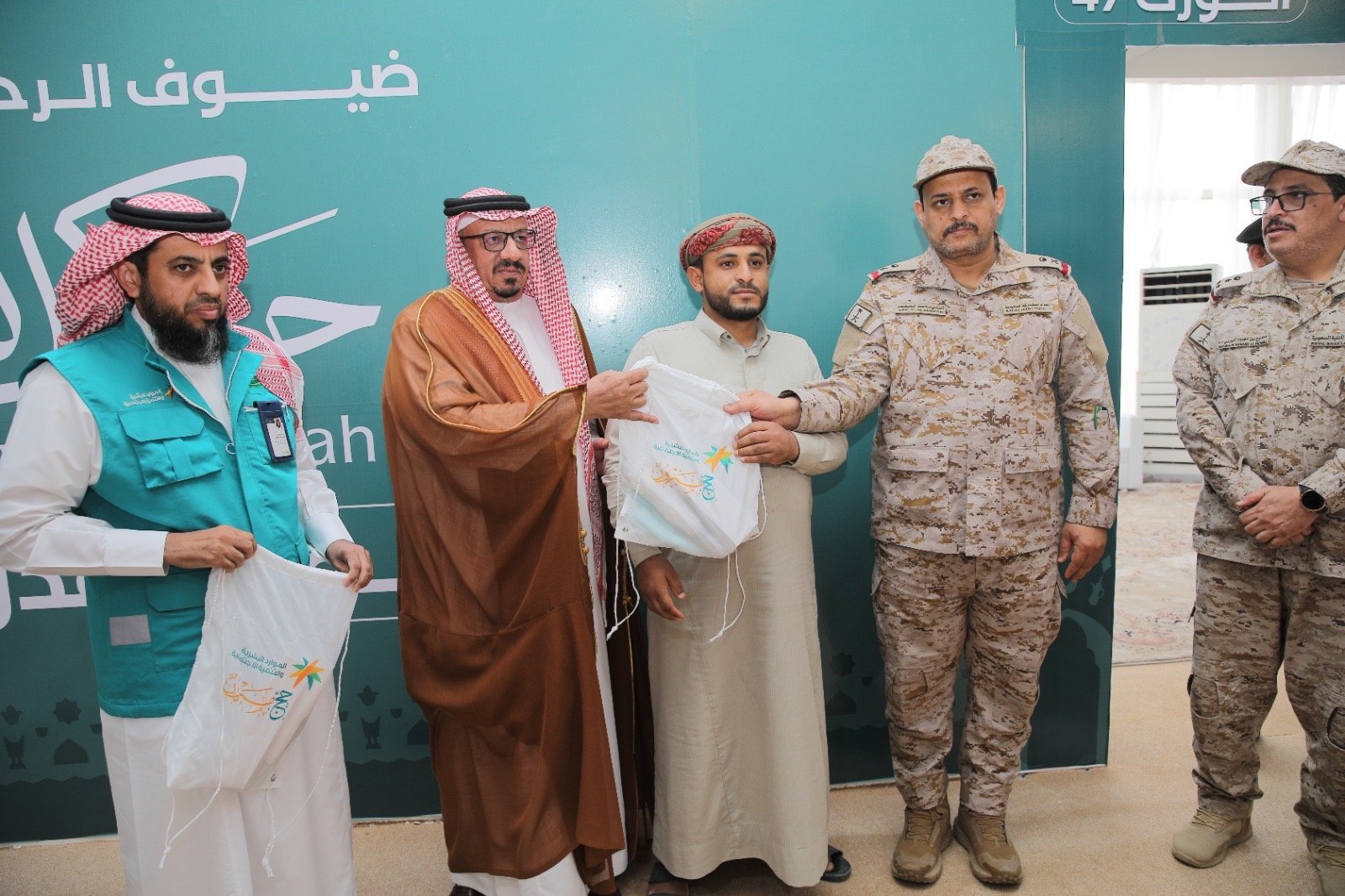 شرورة تستقبل أولى طلائع ضيوف برنامج خادم الحرمين للحج من ذوي الشهداء اليمنيين