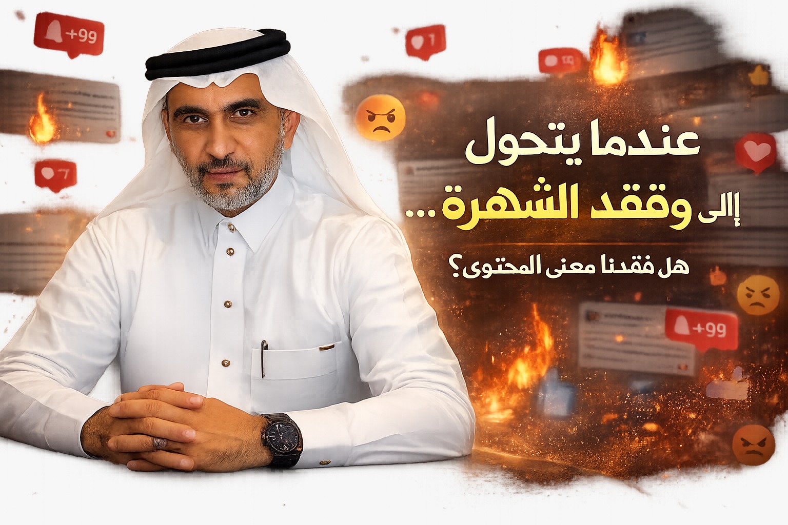 عندما يتحول الجدل إلى وقود الشهرة… هل فقدنا معنى المحتوى؟
