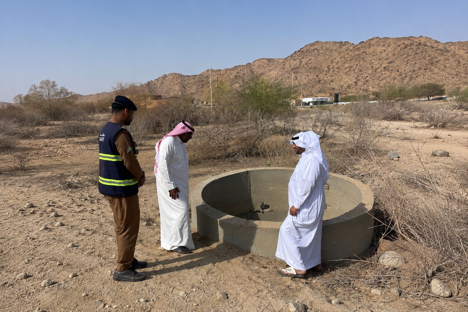 بيئة الليث تباشر بلاغًا عن آبار مكشوفة بمركز الرهوة