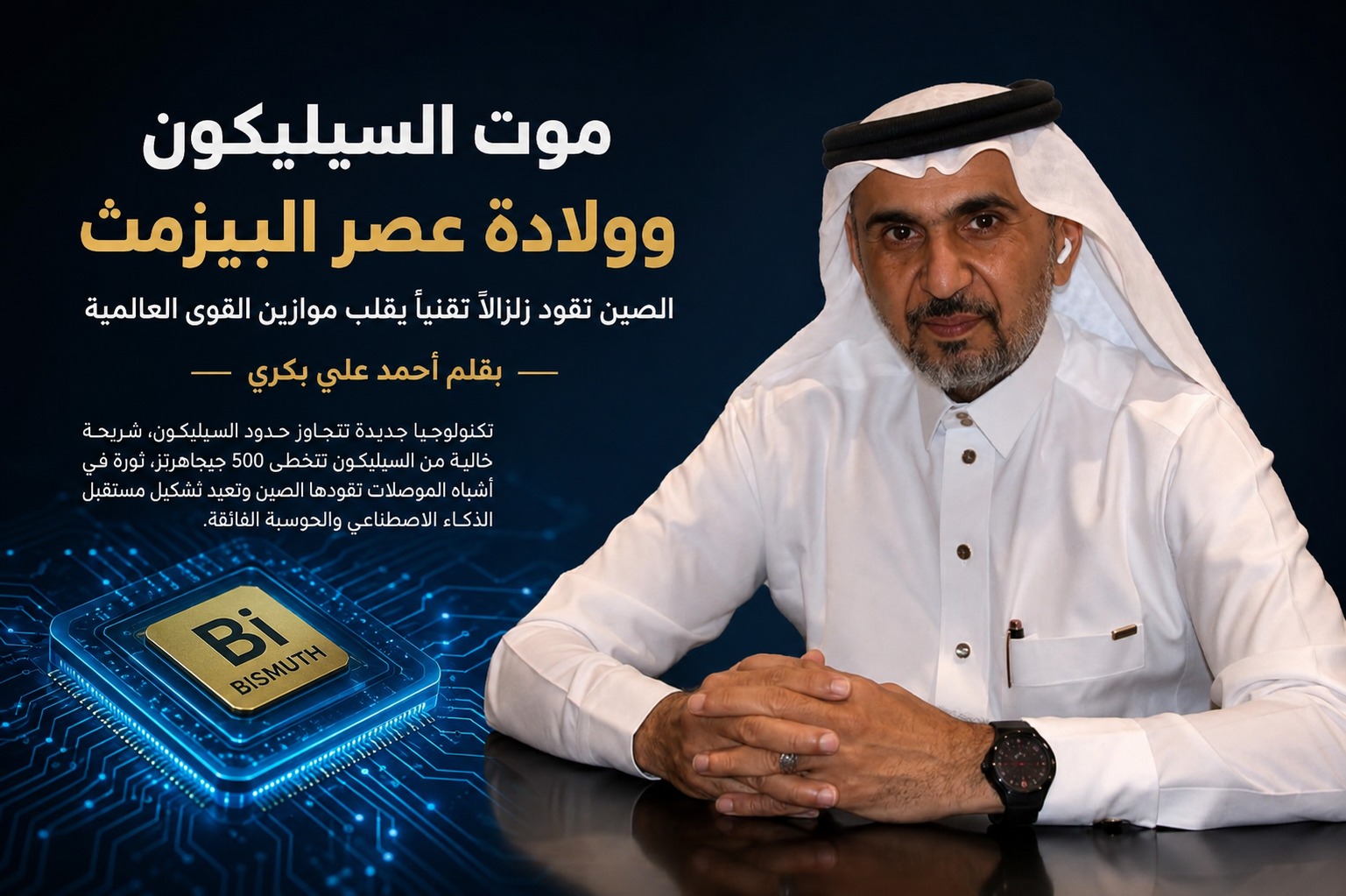 موت السيليكون وولادة عصر البيزمث: الصين تقود زلزالاً تقنياً يقلب موازين القوى العالمية