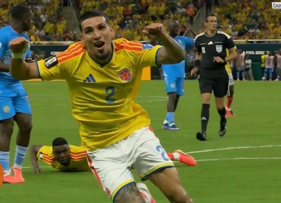 كولومبيا تتغلب على الكونغو بهدف وتتأهل لدور 32