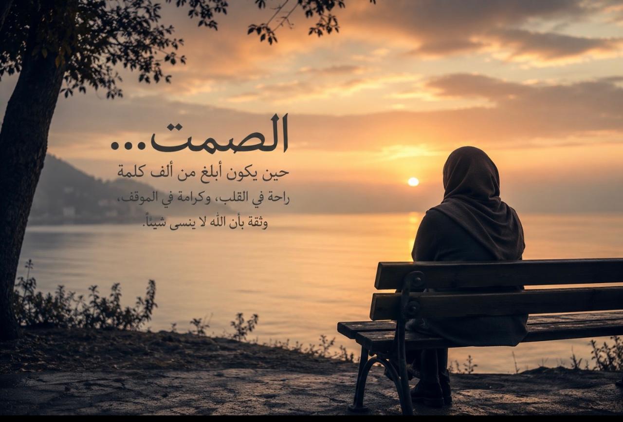 الصمت… حين يكون أبلغ من ألف كلمة
