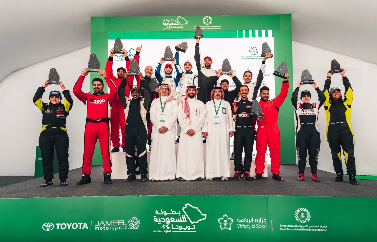 اختتام اليوم الأول من الجولة الأولى لبطولة السعودية تويوتا