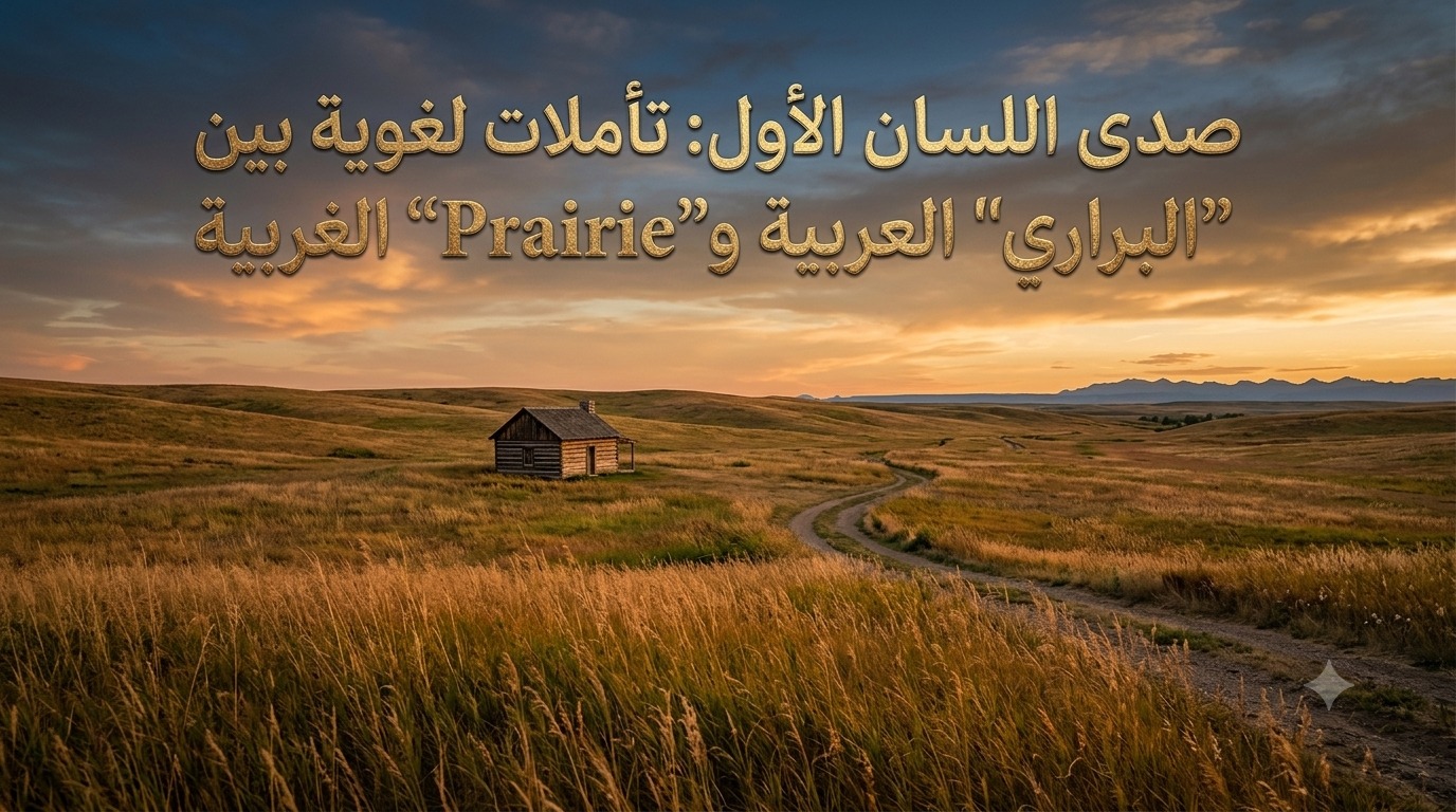 صدى اللسان الأول: تأملات لغوية بين “البراري” العربية و”Prairie” الغربية