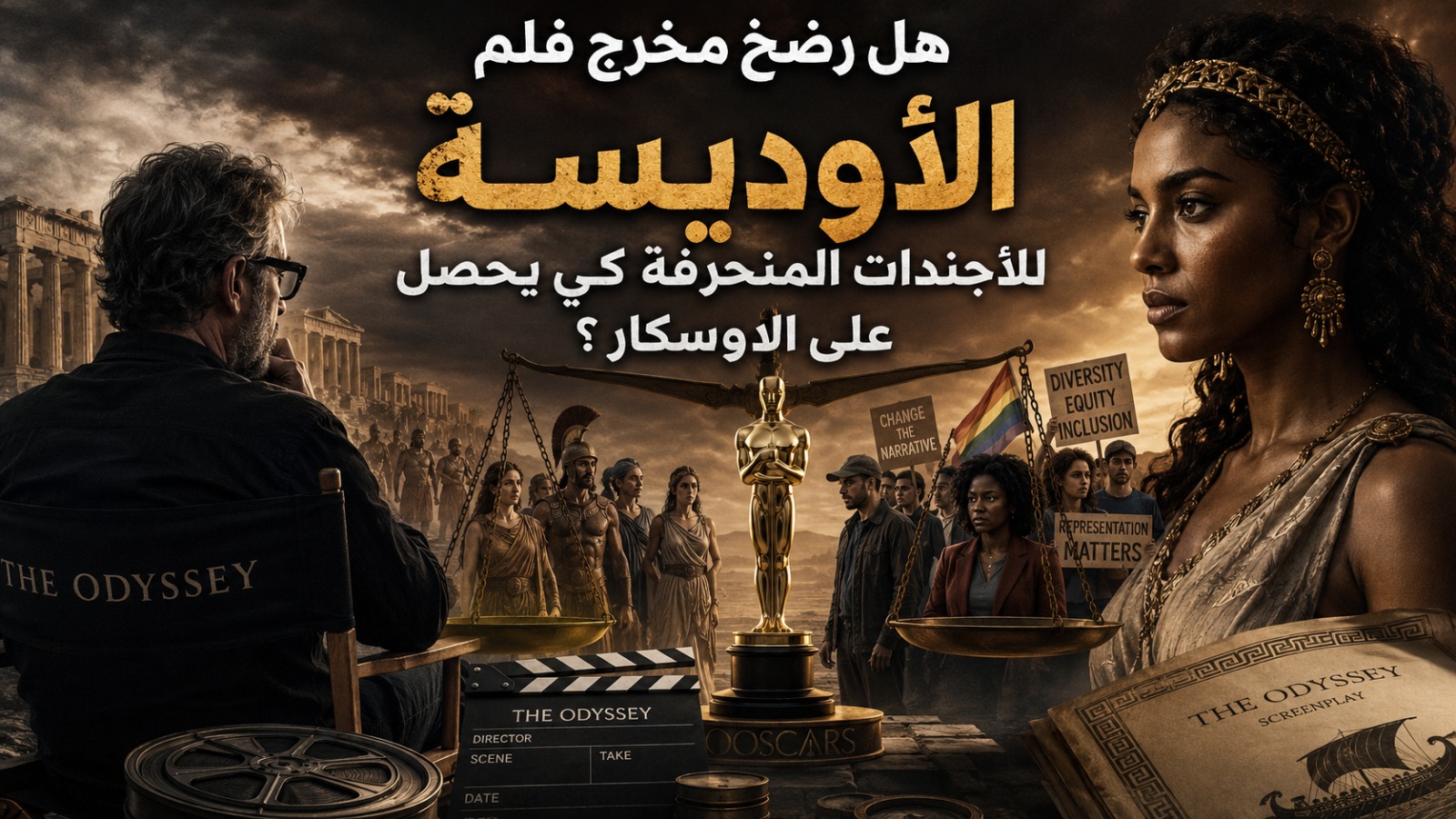 هل رضخ مخرج فيلم “الأوديسة” للأجندات المعاصرة طمعاً في الأوسكار؟ عندما تتحول الأساطير إلى ساحة صراع أيديولوجي