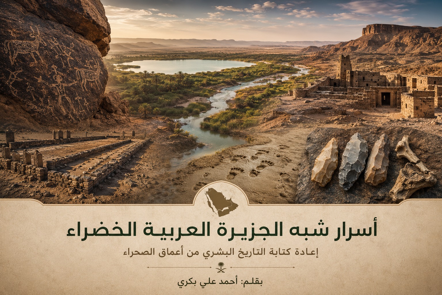 أسرار شبه الجزيرة العربية الخضراء: حين كانت الصحراء مهدًا للإنسان