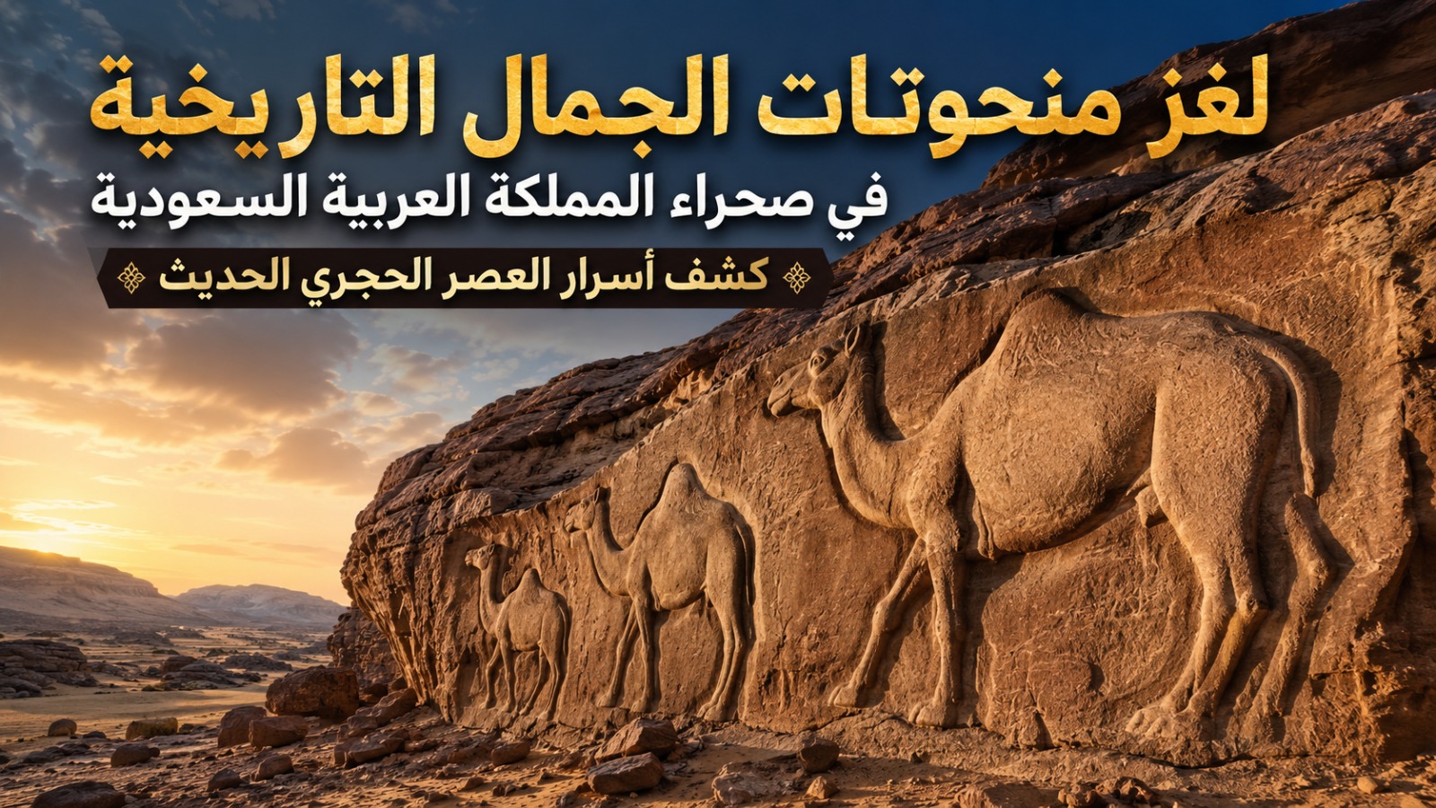 لغز منحوتات الجمال التاريخية في صحراء المملكة العربية السعودية: أسرار من العصر الحجري الحديث