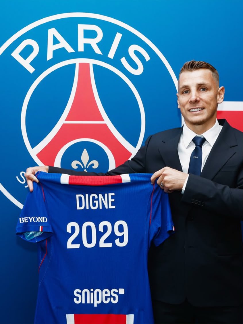 باريس سان جيرمان يعيد لوكاس ديني إلى صفوفه حتى 2029