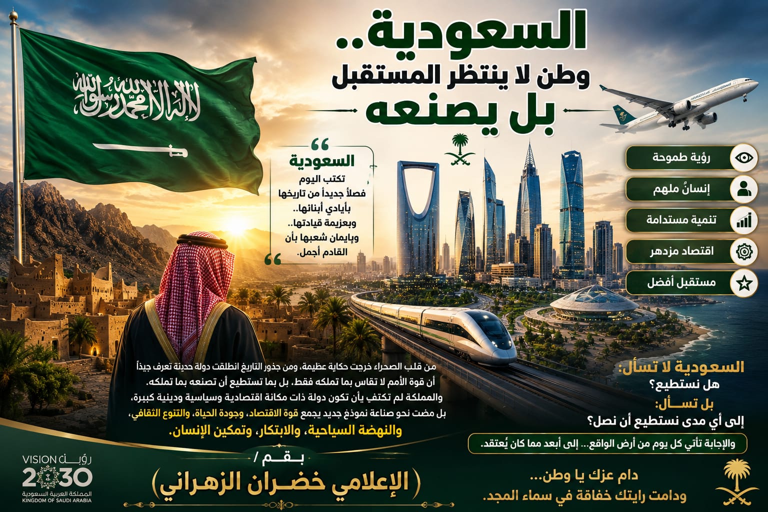 السعودية.. وطنٌ لا ينتظر المستقبل بل يصنعه