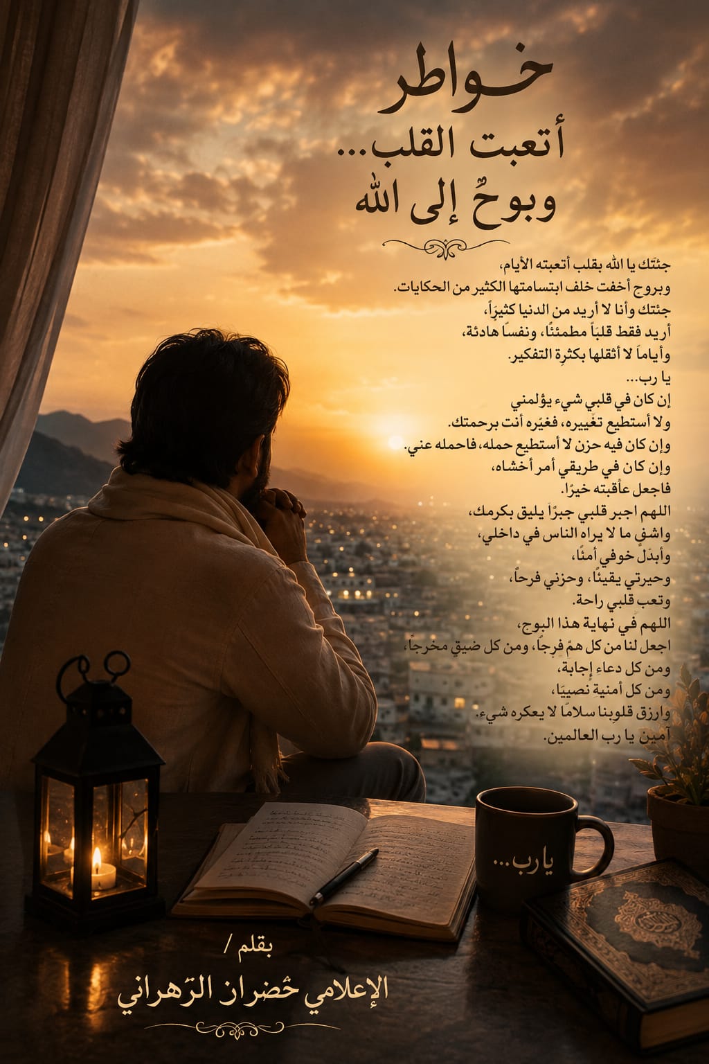 خواطر أتعبت القلب… وبوحٌ إلى الله