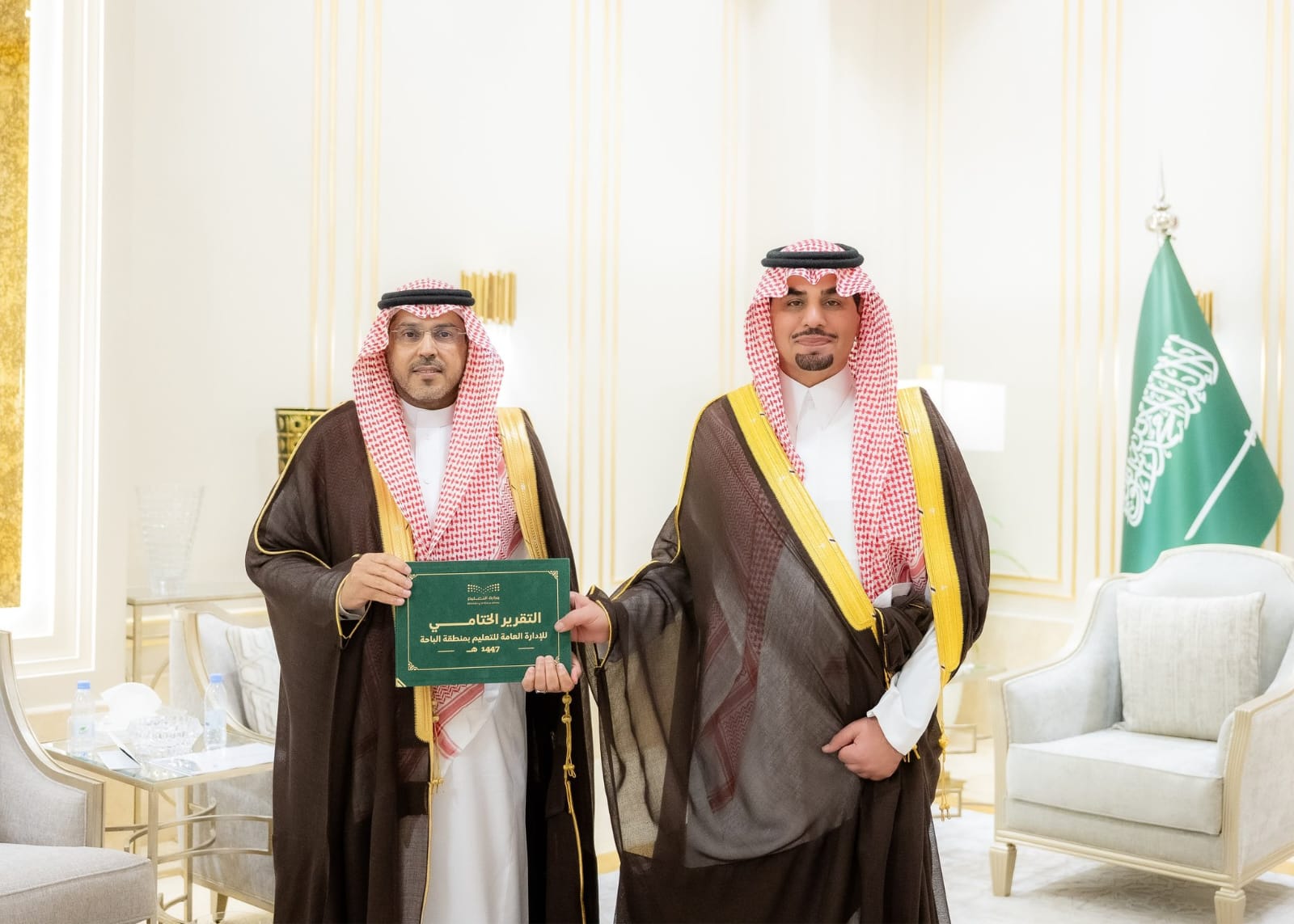 سمو نائب أمير الباحة يطّلع على تقرير العام الدراسي 1447هـ
