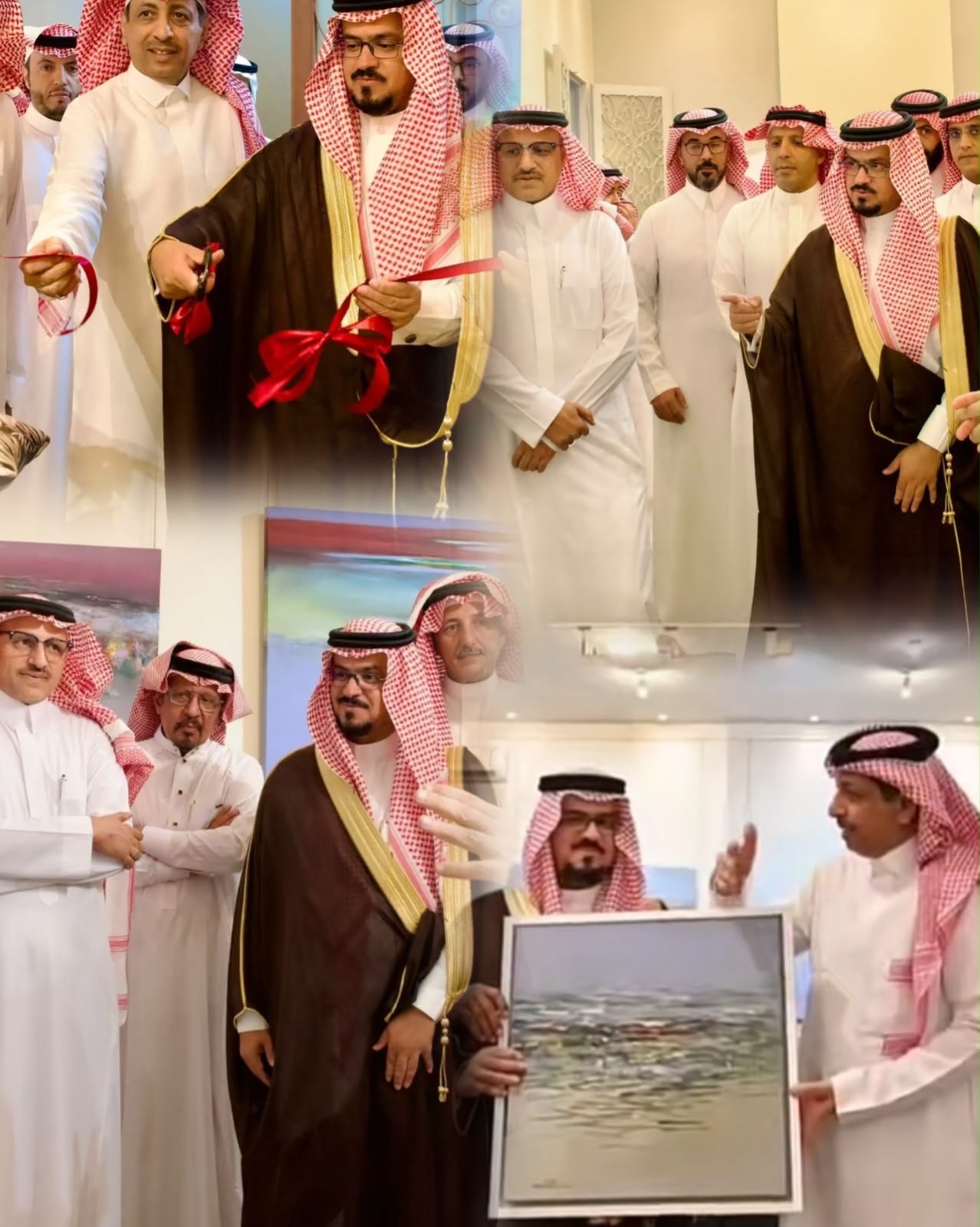 أمين منطقة الباحة يفتتح معرض «ناوي» التشكيلي ضمن فعاليات صيف الباحة