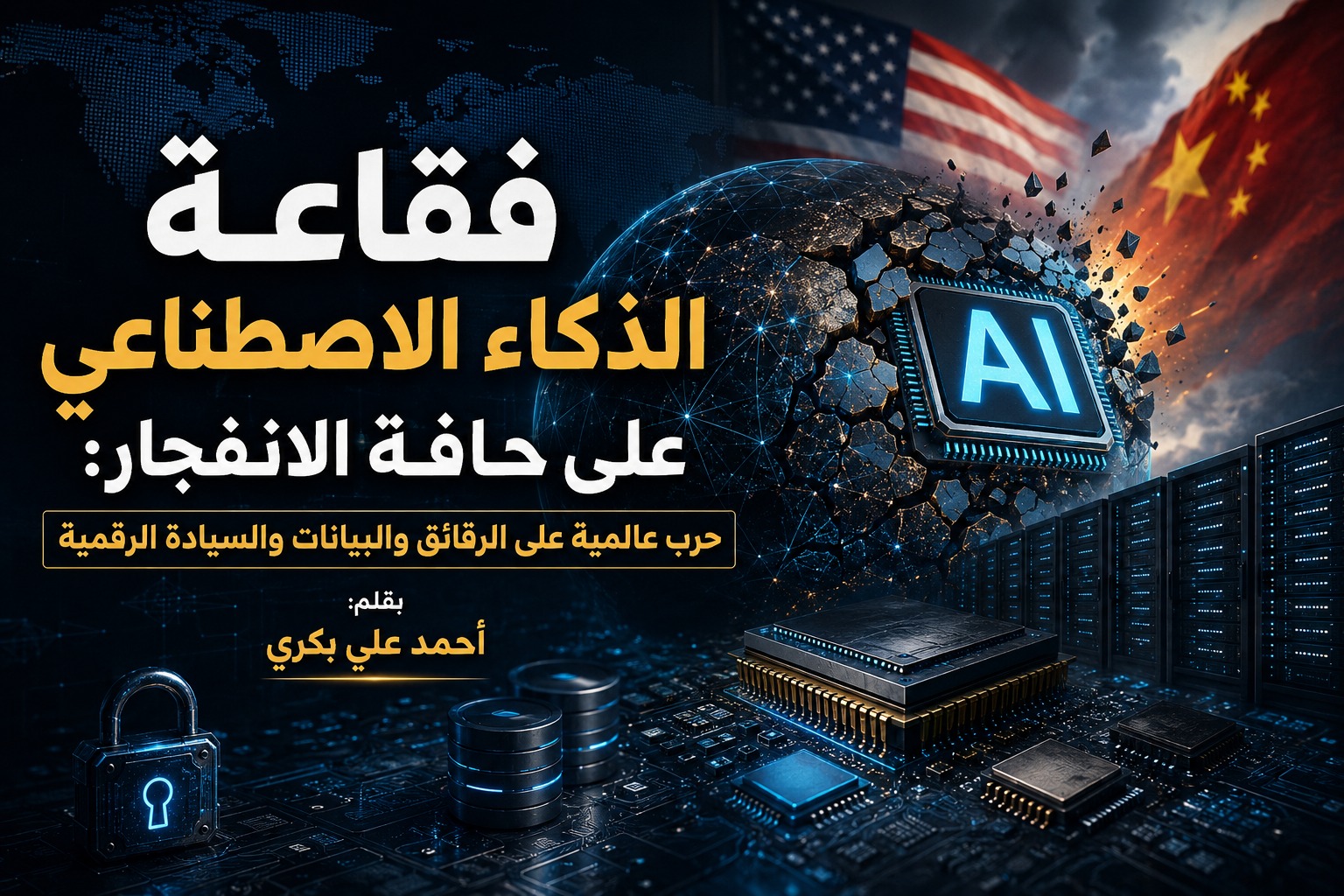 فقاعة الذكاء الاصطناعي على حافة الانفجار: حرب عالمية على الرقائق والبيانات والسيادة الرقمية