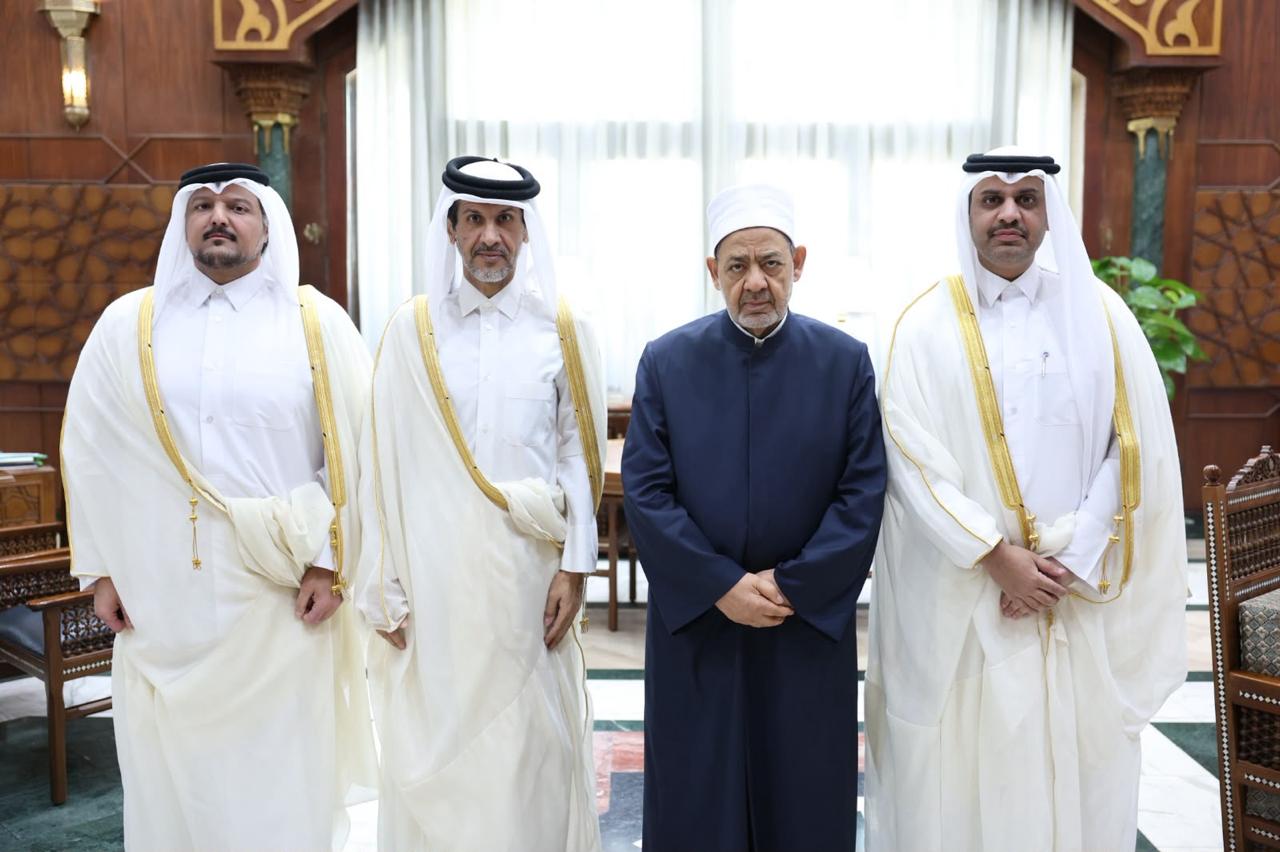شيخ الأزهر يستقبل السفير القطري لبحث تعزيز التعاون العلمي والدعوي