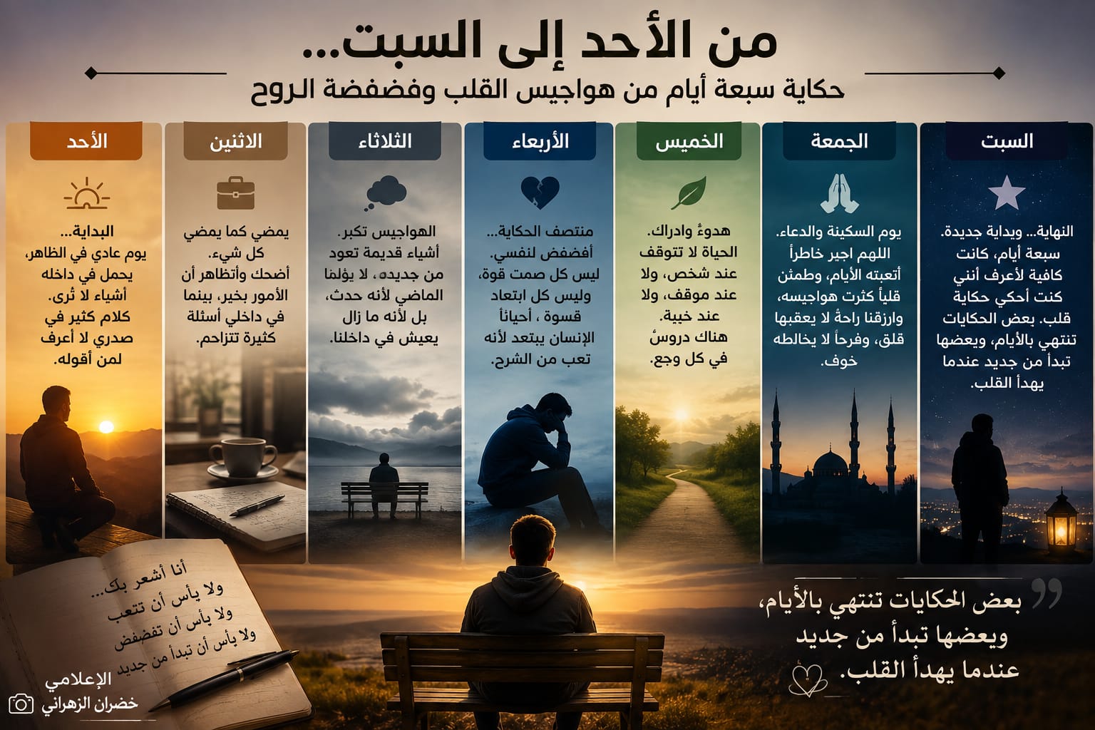 من الأحد إلى السبت… حكاية سبعة أيام