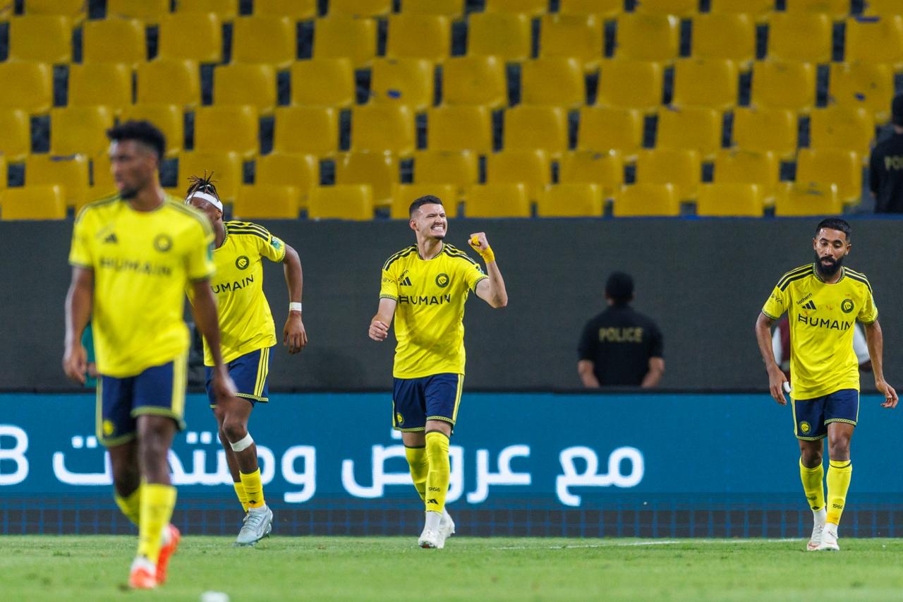 النصر يحلق برباعية في مرمى الدرعية ويتأهل ادور الـ16 في كأس خادم الحرمين الشريفين
