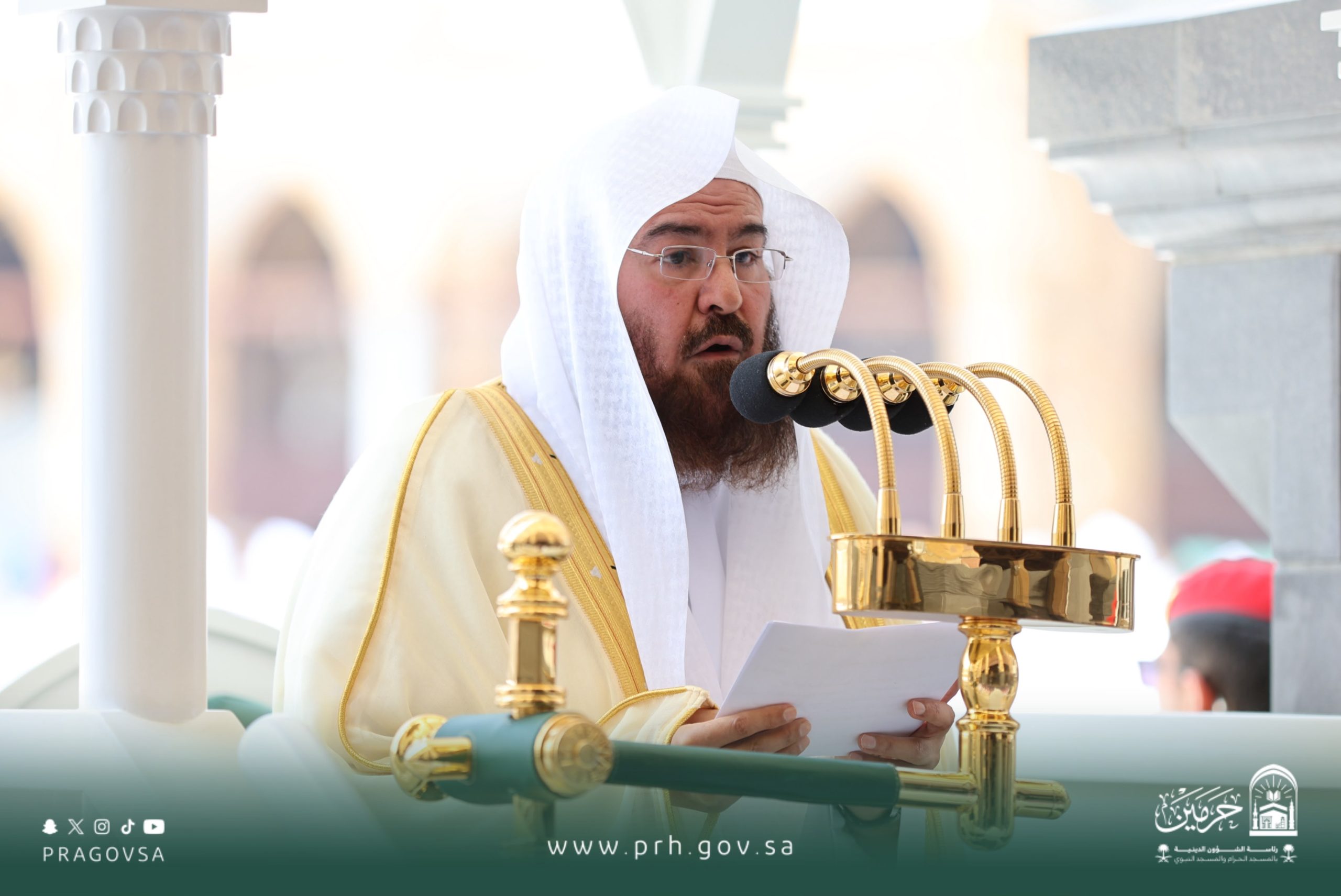 السديس في خطبة الجمعة بالمسجد الحرام يوصي المسلمين بتقوى الله في الغيب والإشهاد، فإنها خير زاد