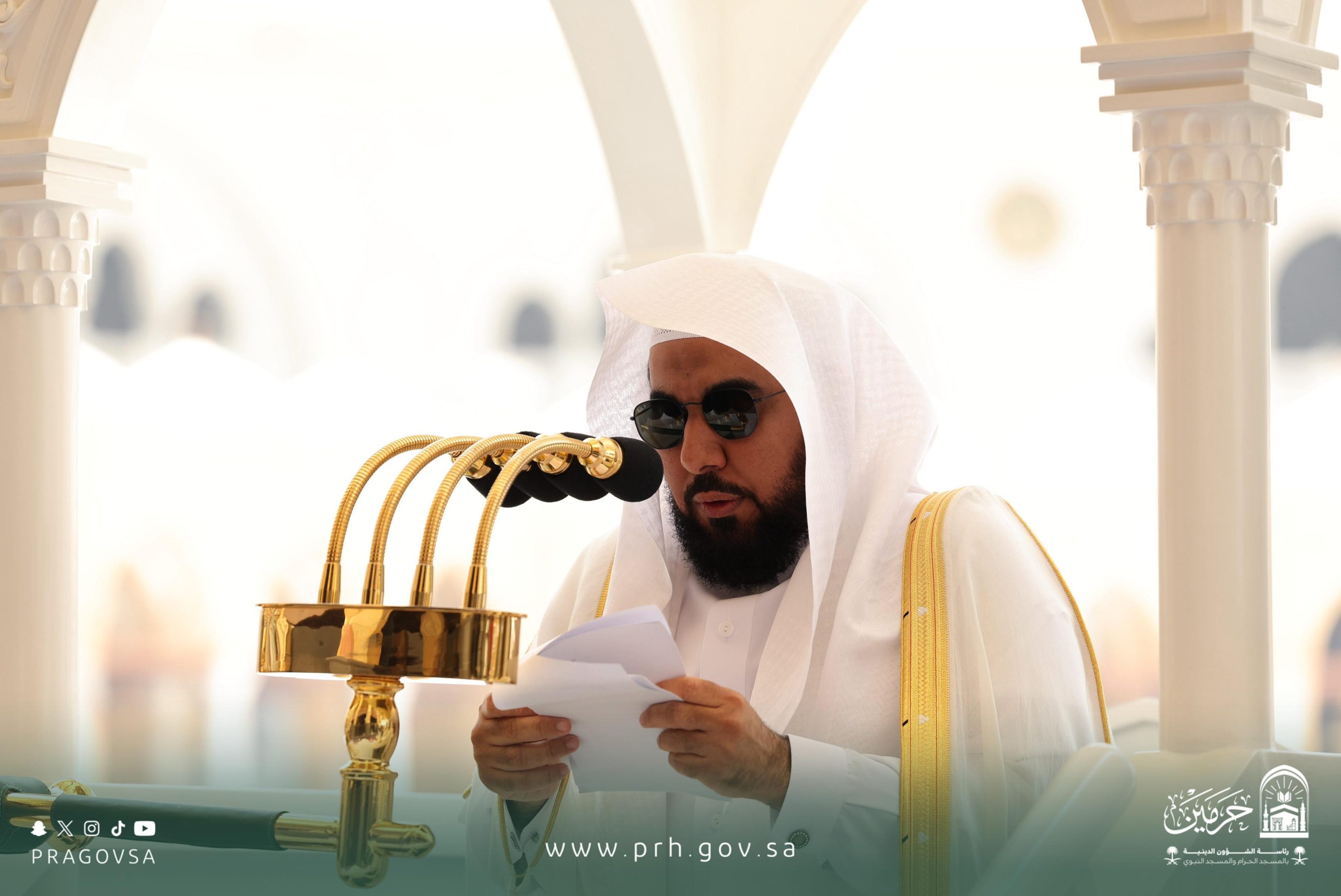 الشيخ عبدالله بن عواد الجهني في خطبة الجمعة بالمسجد الحرام يوصي المسلمين بتقوى الله