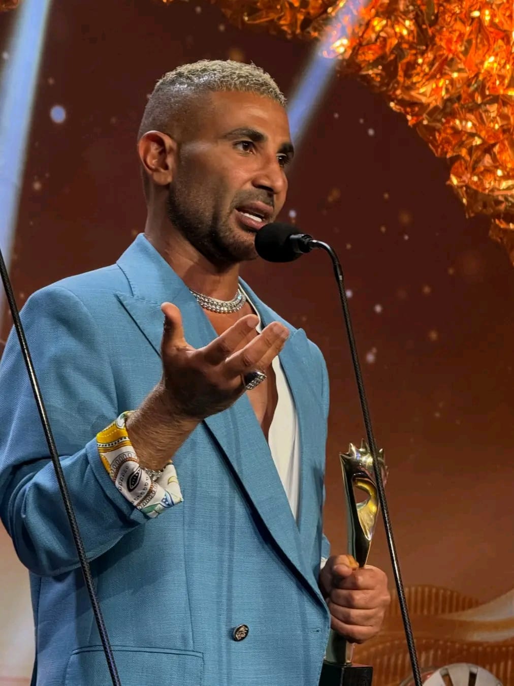 أحمد سعد يتوج بجائزة النجم العربي الجماهيري في Murex d’Or 2026
