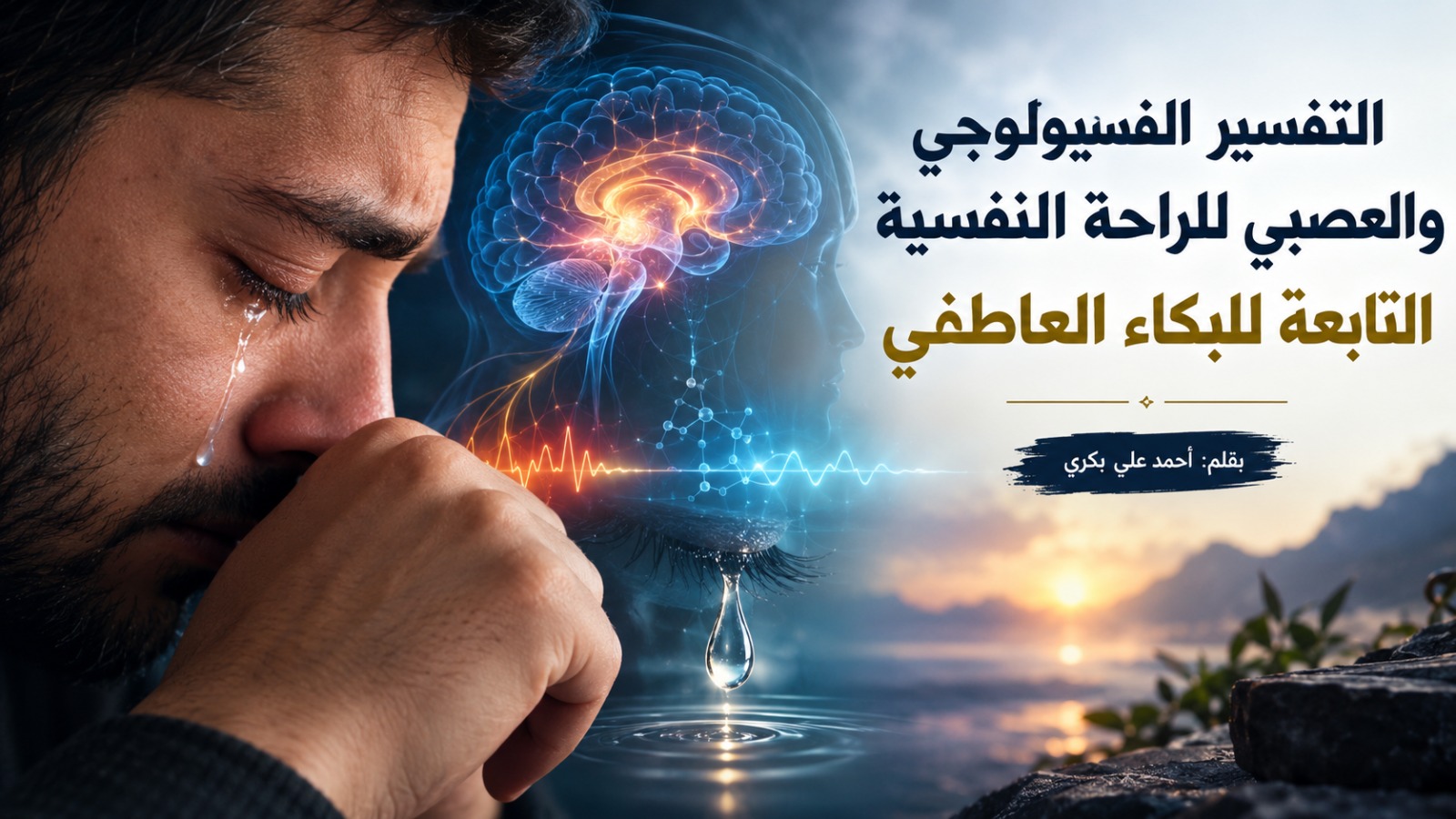 التفسير الفسيولوجي والعصبي للراحة النفسية التابعة للبكاء العاطفي