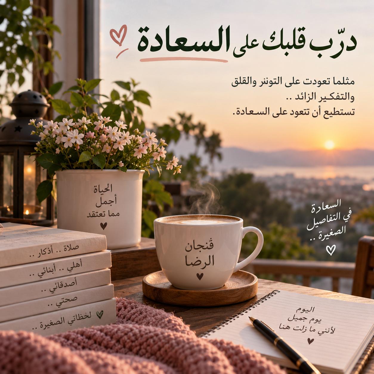 درّب قلبك على السعادة