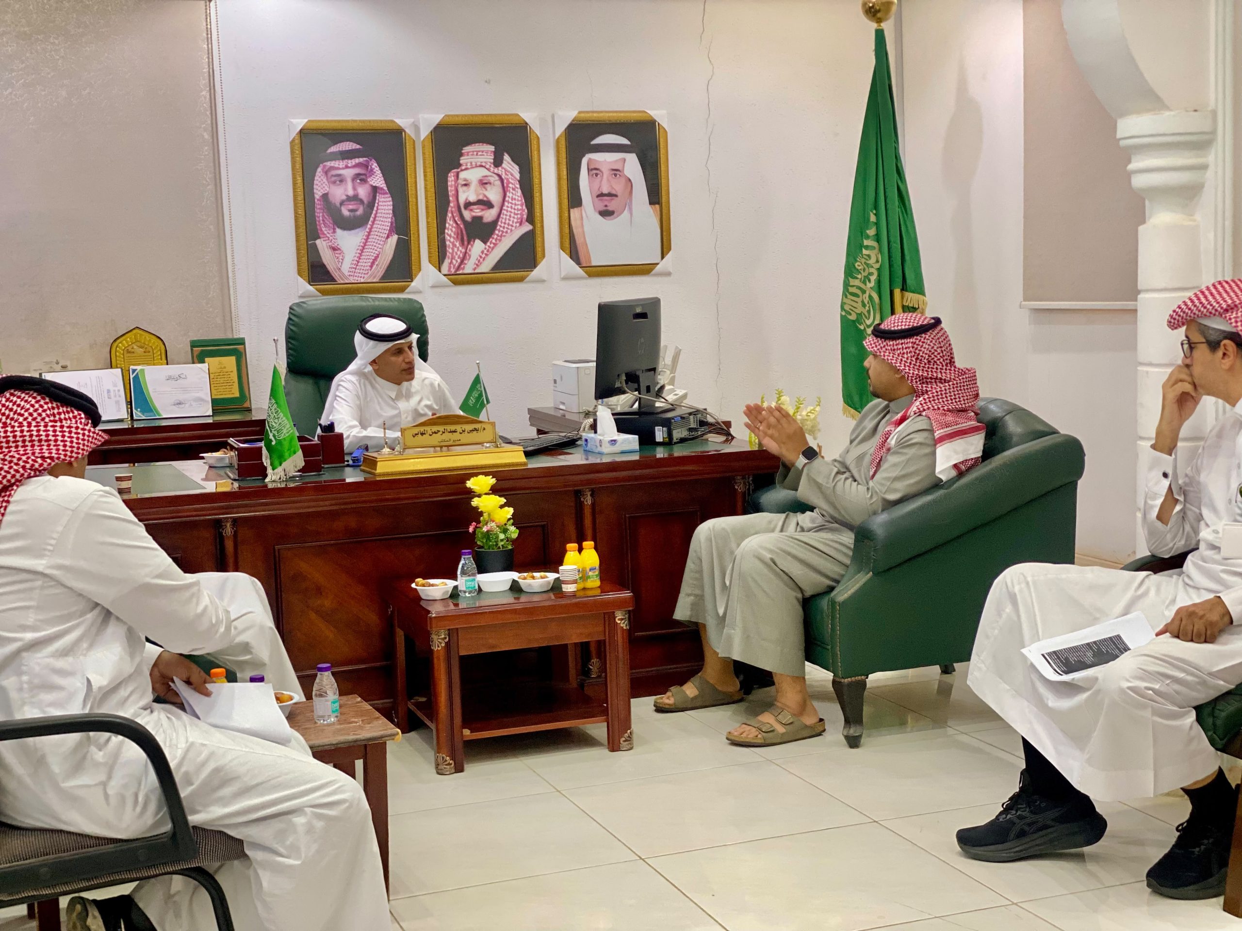قسم القطاع غير الربحي بفرع الوزارة بمنطقة مكة المكرمة يزور مكتب البيئة بالليث