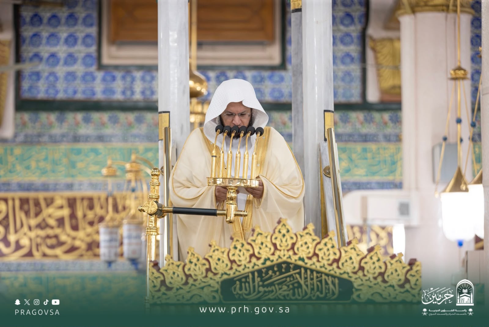 للدكتور عبدالمحسن القاسم في خطبة الجمعة بالمسجد النبوي: يؤكد أن ما ينزل بالعباد من نعم ومحن وأرزاق يجري بتقديره وحكمته
