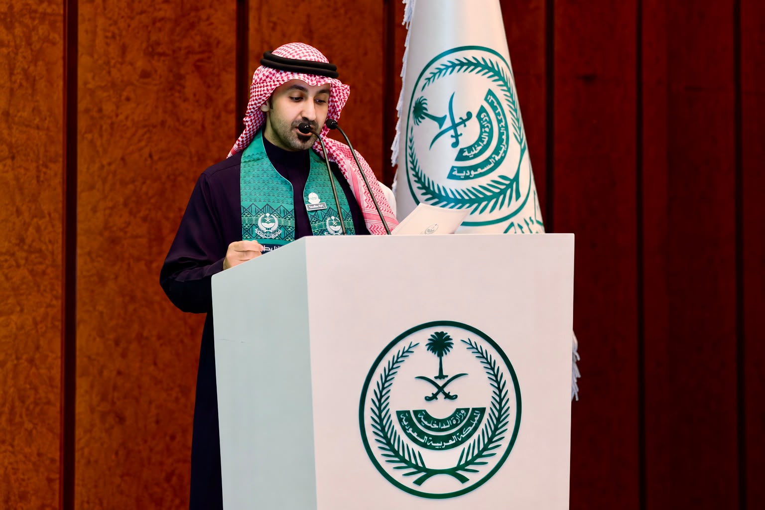 الدكتور كريم الشبل مذيعًا لحفل إمارة مكة بمناسبة اليوم الوطني السعودي الـ96