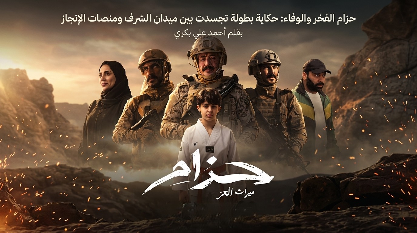 حزام الفخر والوفاء: حكاية بطولة تجسدت بين ميدان الشرف ومنصات الإنجاز