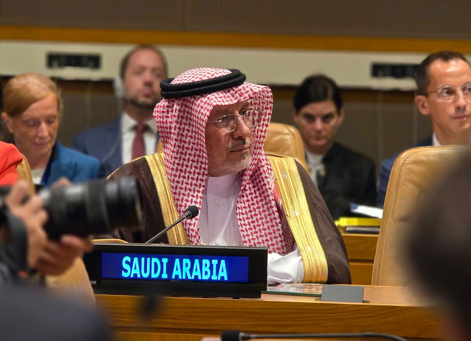 الدكتور الربيعة يشارك بفعالية الدبلوماسية الإنسانية التى تحمى القانون الإنسانى الدولي بنيويورك