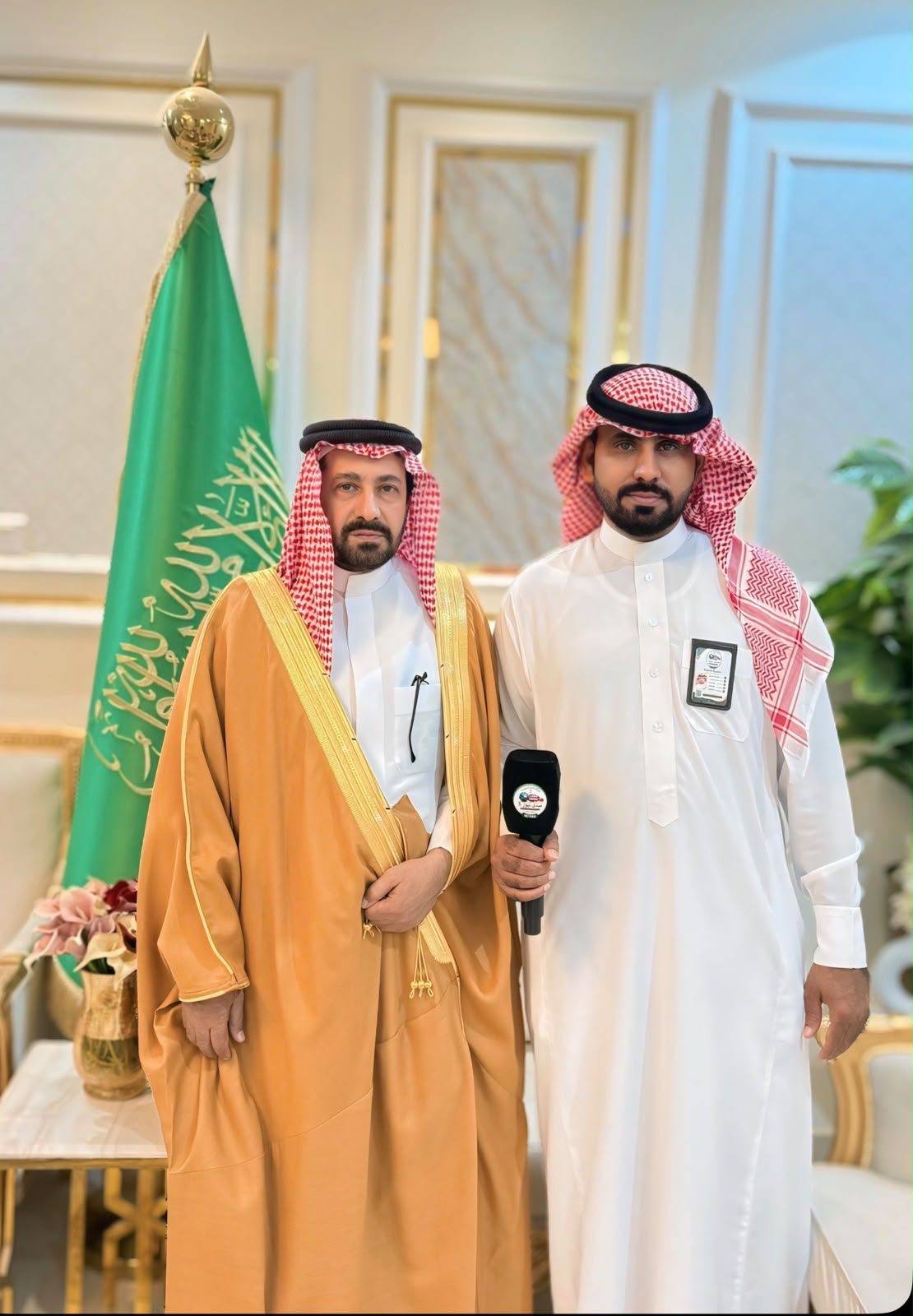 الشيخ مرسل بن سرور بن رابعه الصيعري يستقبل صحيفة صدى نيوز S بمناسبة اليوم الوطني السعودي