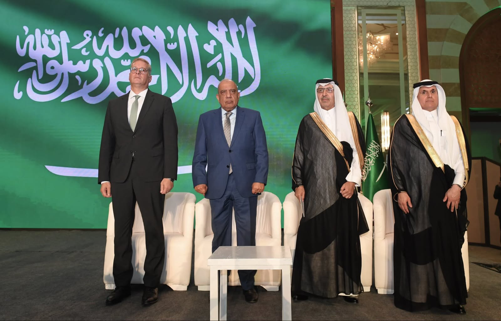 سفارة المملكة بالقاهرة تحتفي باليوم الوطني بحضور وزراء وسفراء ومسؤولين