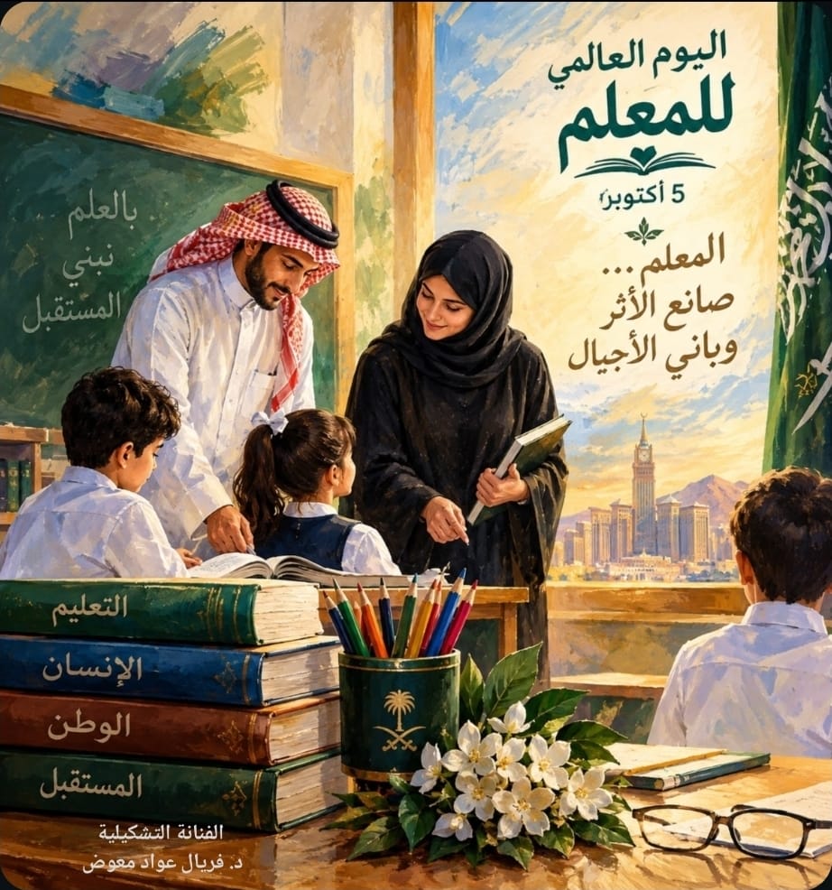 رسالة شكر بمناسبة اليوم العالمي للمعلم