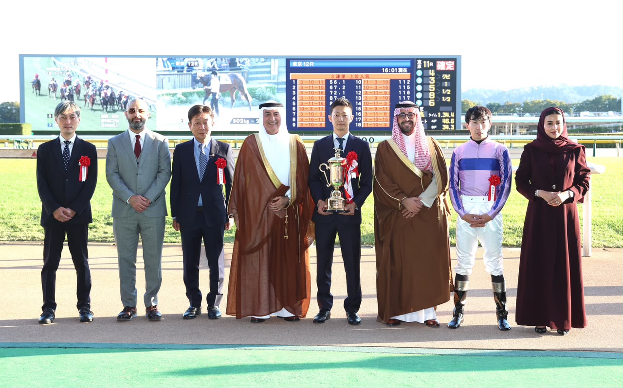 المهر اليابان “آقورديانو ” يفوز بالكاس الملكي السعودي في اليابان 