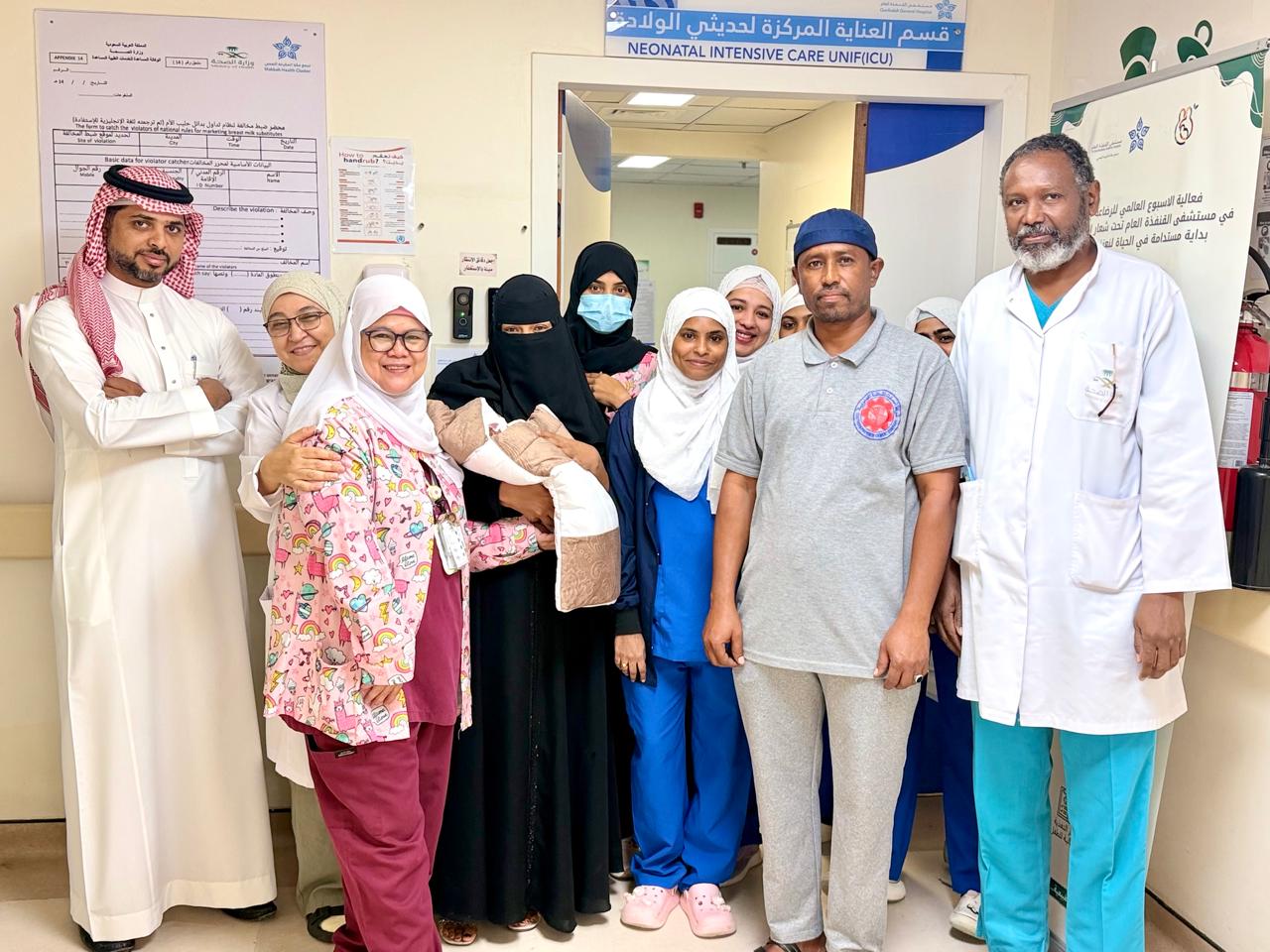 إنقاذ حياة طفل خديج في مستشفى القنفذة العام