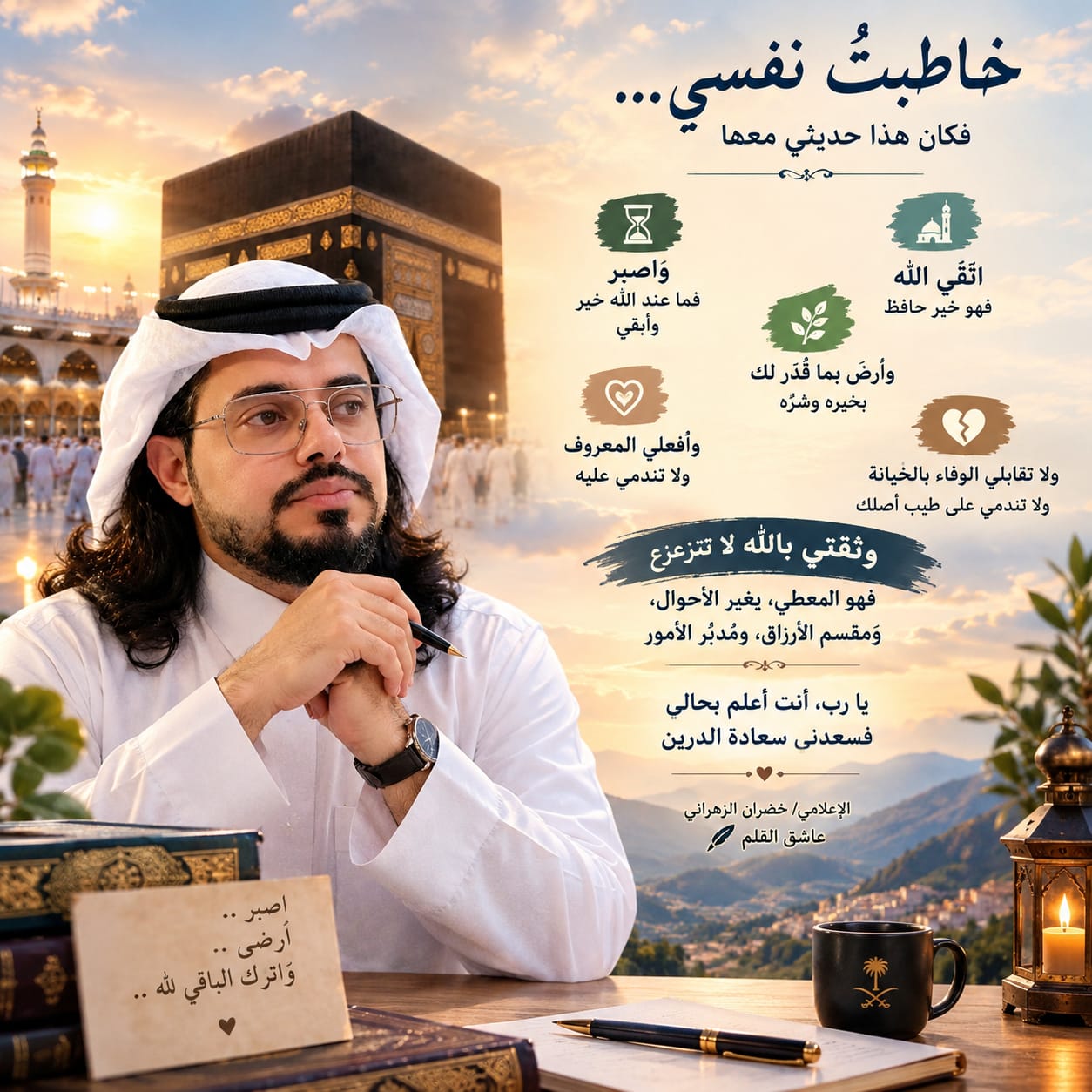 خاطبتُ نفسي… فكان حديثًا بين قلبي وربّي