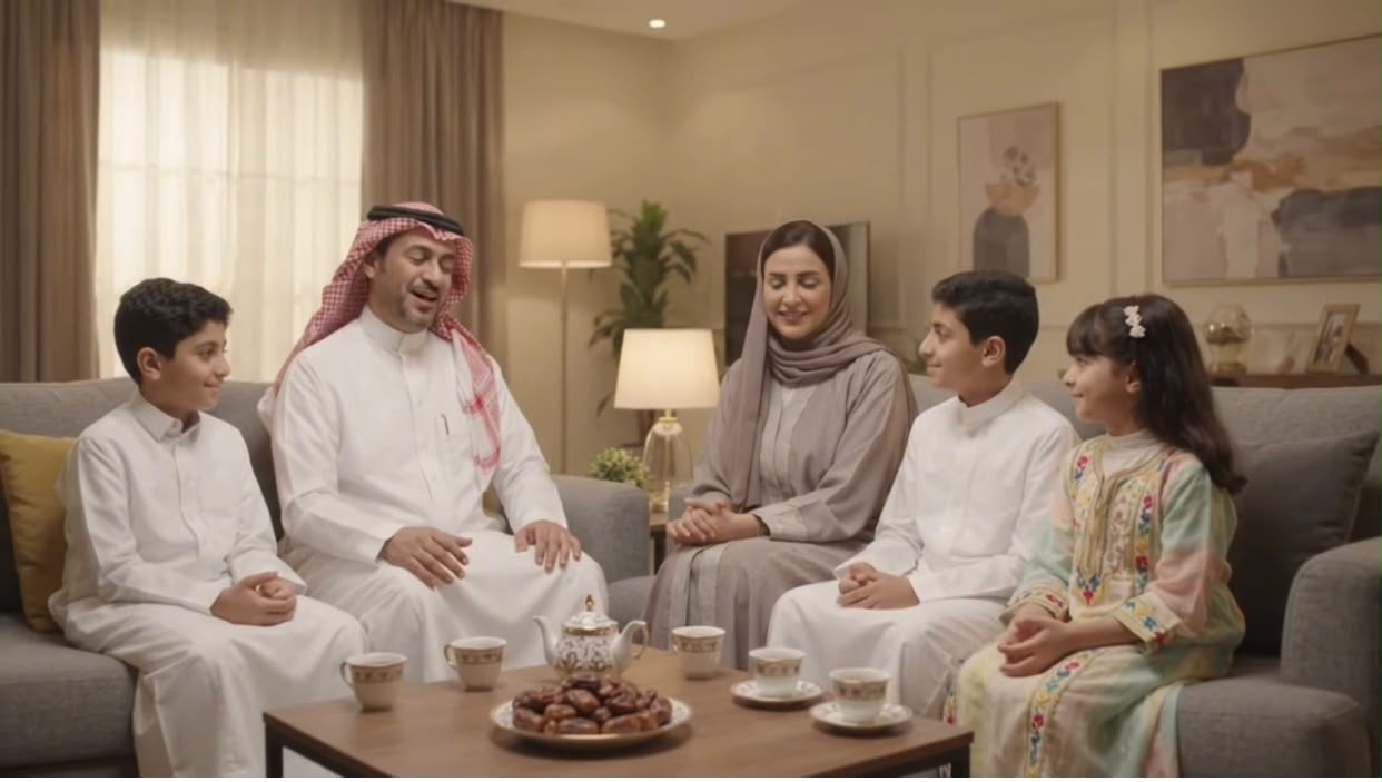 الأسرة جزء من جمال الحياة