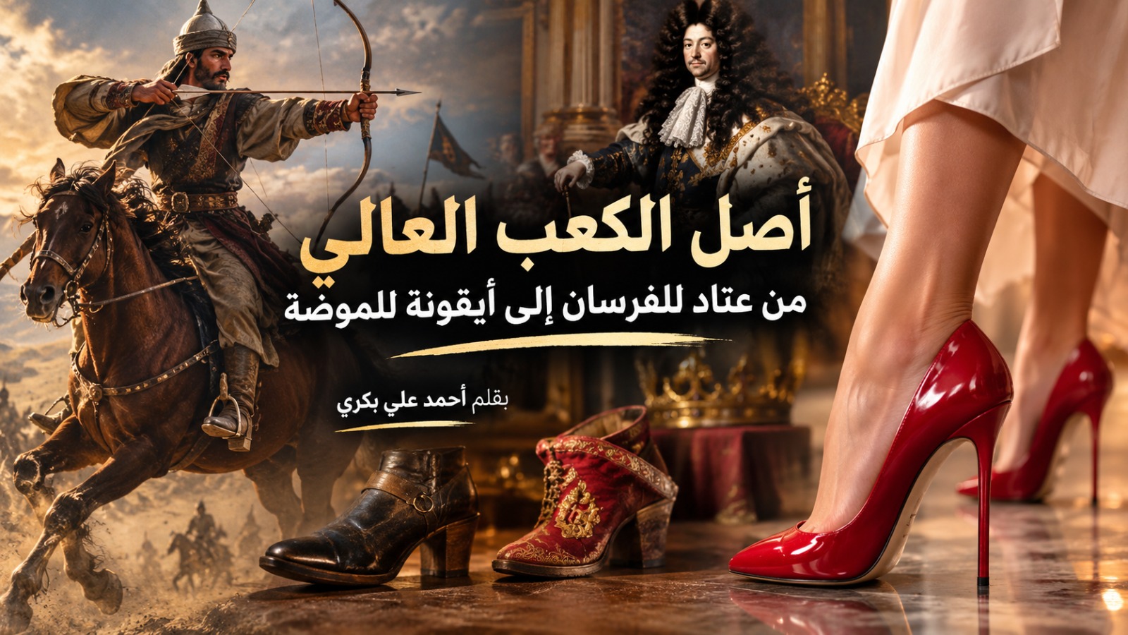 أصل الكعب العالي: كيف تحوّل من عتاد للفرسان والحروب إلى أيقونة للموضة؟